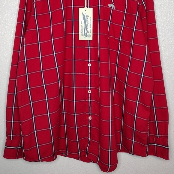 NWT American Rag Men's Plaid Casual Button Down Dress Shirt Size M - Picture 4 of 14